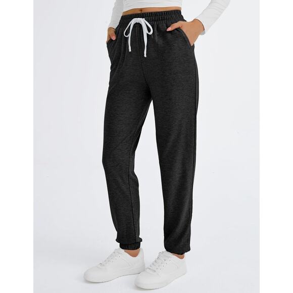 AUTOMET Sweatpants with Pockets Lounge Casual Pajama Pants Joggers Medium - Picture 1 of 6